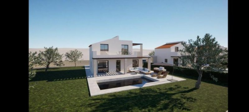 Maleme Kreta, Maleme: Neubau! Villa in mediterraner Anlage mit Olivenhain und Meerblick zu verkaufen Haus kaufen